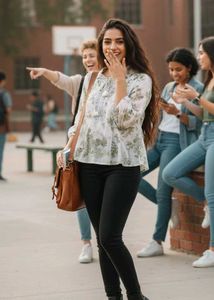 Floral Print Top💚