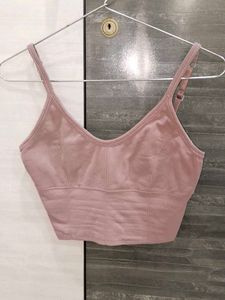 Causual Sleevless Crop Top 🩷