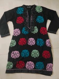 Black Woolen Kurti