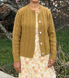 Cozy Mustard Knit