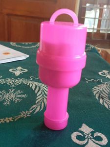 Pink Plastic Oil Spreader