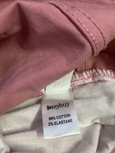 Pink Skinny Fit Trousers