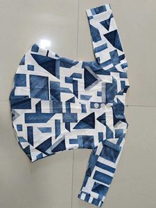 Geometric Print Top