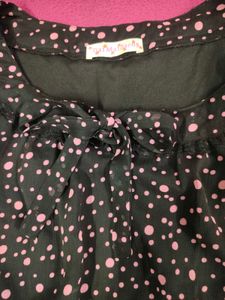 Polka Dot Sheer Top