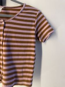 Striped Crop Top