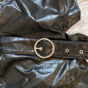 USA Primark Brand Faux Leather Dress Womens❤️