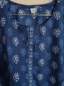 Stylish Blue Printed Top