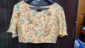 Peach Formal Blouse