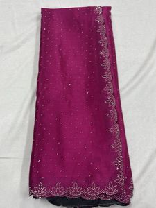 Elegant Magenta Saree