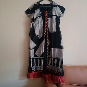 Stylish Black &amp; grey  Kurta with jacket