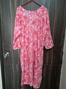 Floral Print Kurta