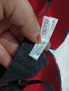 Red &amp; Black Lace Bra🔥