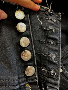 High Waist Black Jeans