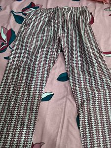 Mauve Printed Kurti Set