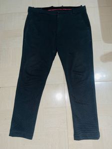Straight Fit Dark Gray Dress Pants
