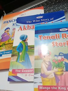 Combo Of Three Story Books 1.panchatantra Stories 2.tenali Rama Stories 3.Akbar Birbal (In English) Each Book Book Has 15 Stories In It