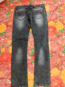 Acid Wash Bootcut Jeans