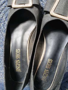 Black Embellished Shoe