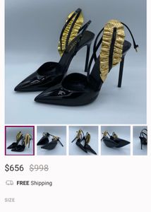 YSL peep Toes