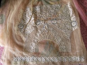 Party Wear Lehna Material Combo