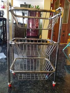 Stainless steel 3 Layer Vegetables Basket