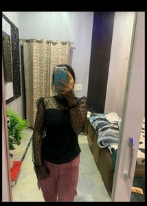 Black Polka Dot Top🐣🐻