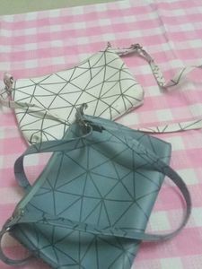 Geometric Pouches - Set of Two