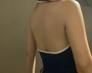 Navy Blue Mini Bodycone Dress