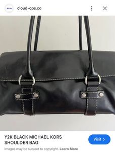 Elegant Black Handbag Similar To Michael Kors.
