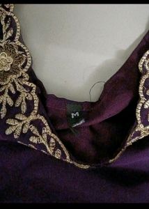Purple Colour Kurta