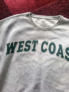 Graphic Cropped Sweatshirt