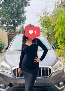 Elegant Black Bodycon Dress