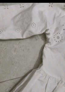 White Embroidered Dress