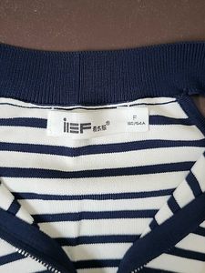 Blue And White Tank Top