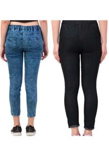Jogger Jeans - Blue &amp; Black