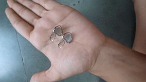 Silver Necklace And Matching Earing Set