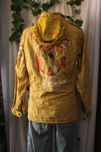 Yellow Vintage Casual Jacket
