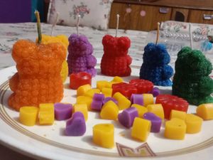 Bautiful teddy Candel  combo of 2