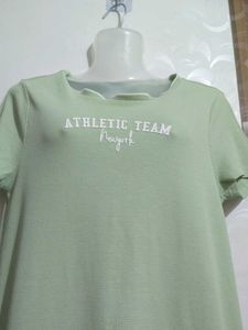 Green T-Shirt Dress