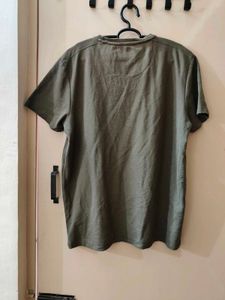 Allen Solly Olive Green T-Shirt