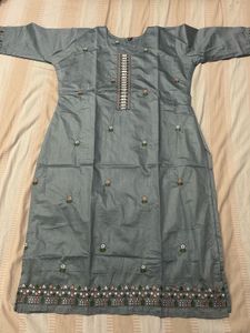 New Embroidered Kurti Top Size XXL