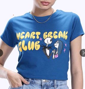 &#34;Nightmare Before Christmas&#34; Crop Top