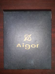 Rare Aigor Two Tone Men&#39;s Wrist Watch