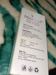 Maxford Stay Matte Makeup Primer