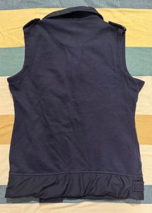 Stylish Navy Blue Vest