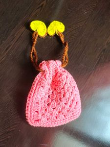 Crochet Sunflower Pouch
