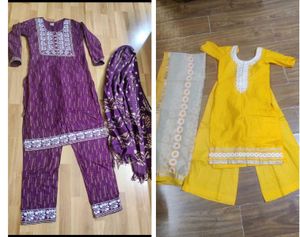 purple & yellow suit