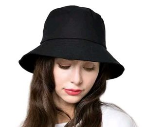 Stylish Round Cotton Bucket Cap