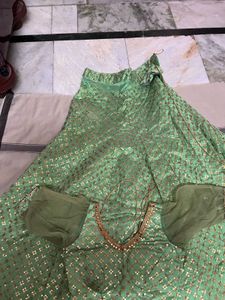 Green Lehenga Choli Set