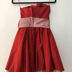 Cute bow, mini Dress
